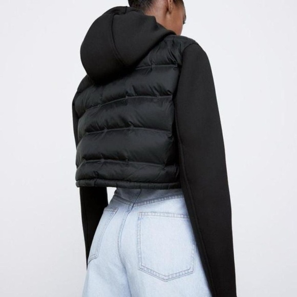 Zara Jackets & Blazers - ZARA Women's Black Hooded Jacket
